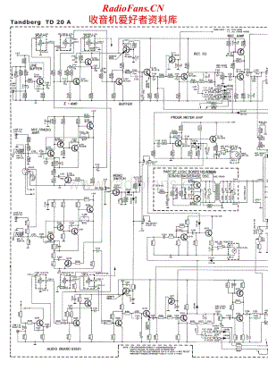 Tandberg-TD-20-A-Schematic电路原理图.pdf