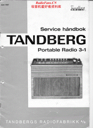 Tandberg-TP-31-Service-Manual电路原理图.pdf