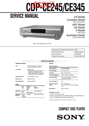 Sony-CDP-CE245-Service-Manual电路原理图.pdf