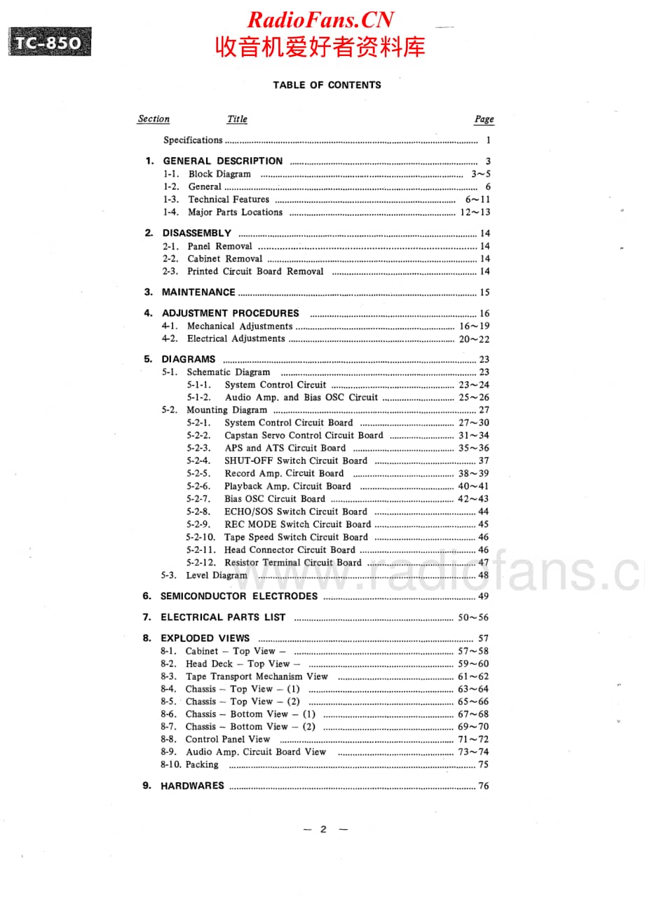 Sony-TC-850-Service-Manual电路原理图.pdf_第2页