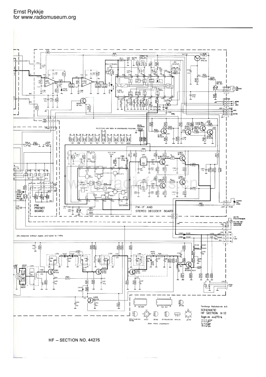 Tandberg-Huldra_12-Schematic电路原理图.pdf_第3页