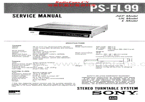 Sony-PS-FL99-Service-Manual电路原理图.pdf