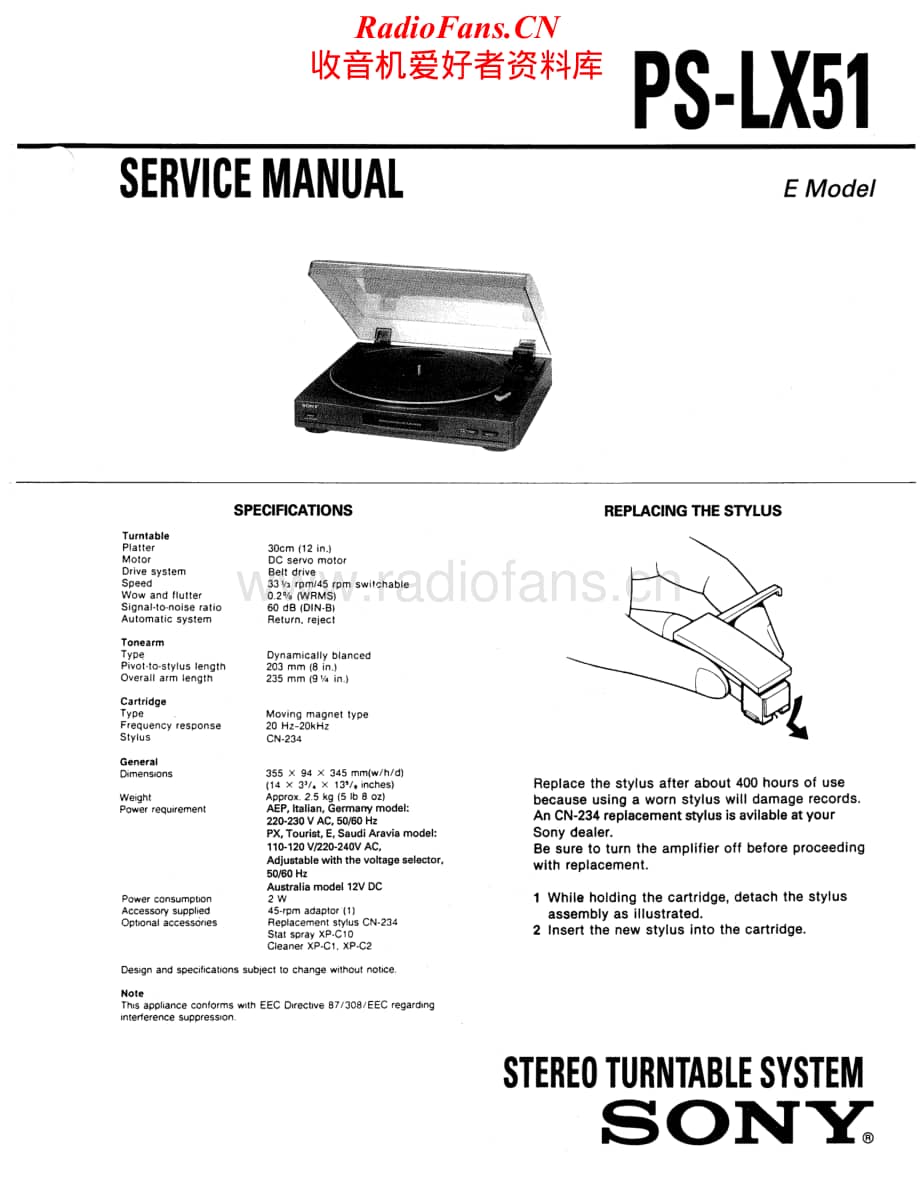 Sony-PS-LX51-Service-Manual电路原理图.pdf_第1页