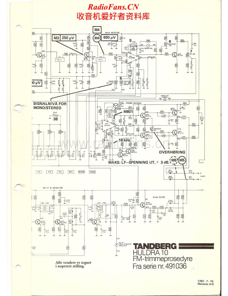 Tandberg-Huldra_10-Schematic电路原理图.pdf_第1页