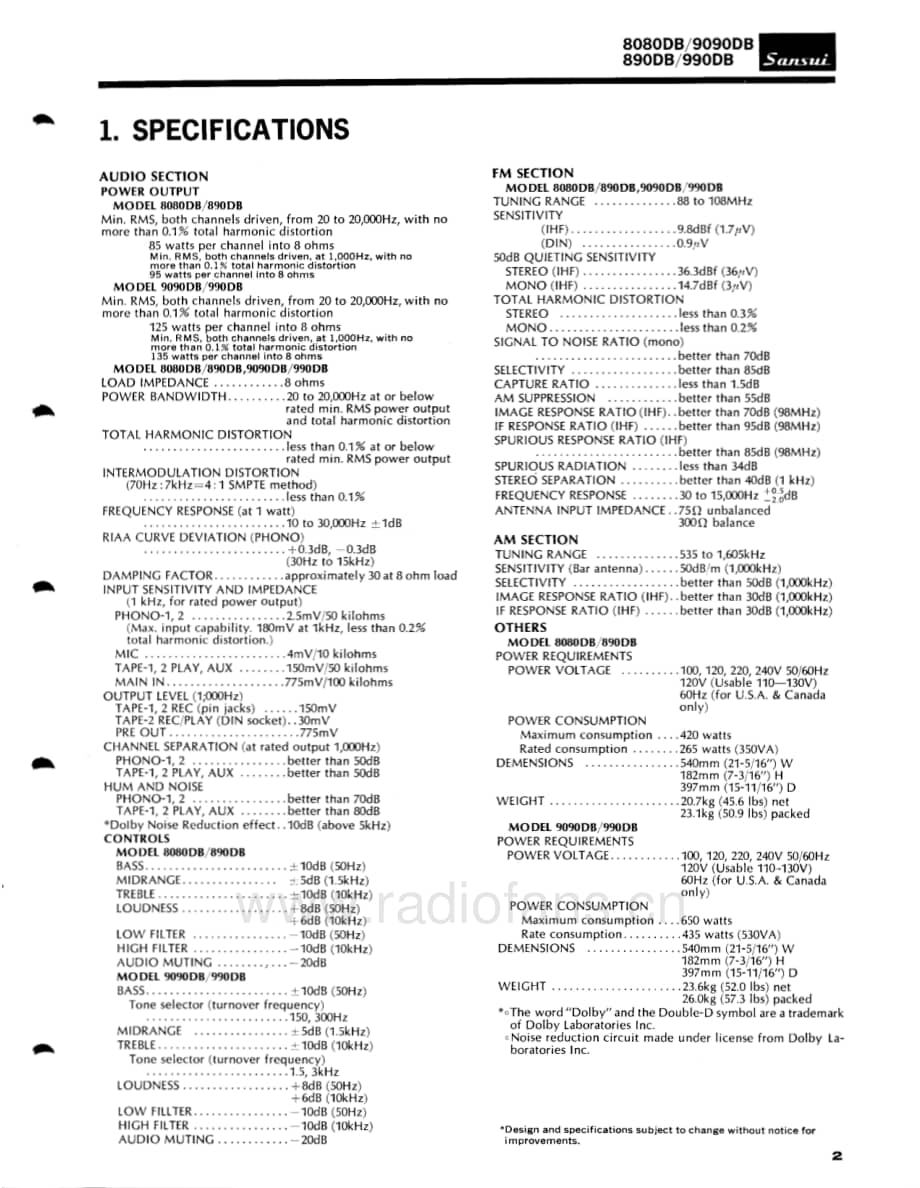 Sansui-8080DB-9090DB-Service-Manual电路原理图.pdf_第3页