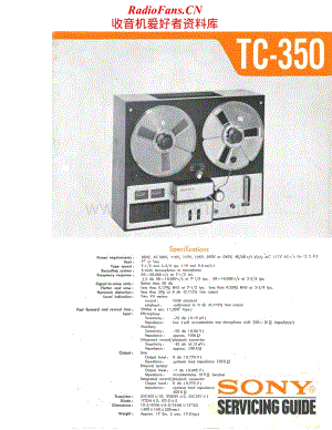 Sony-TC-350-Service-Manual电路原理图.pdf
