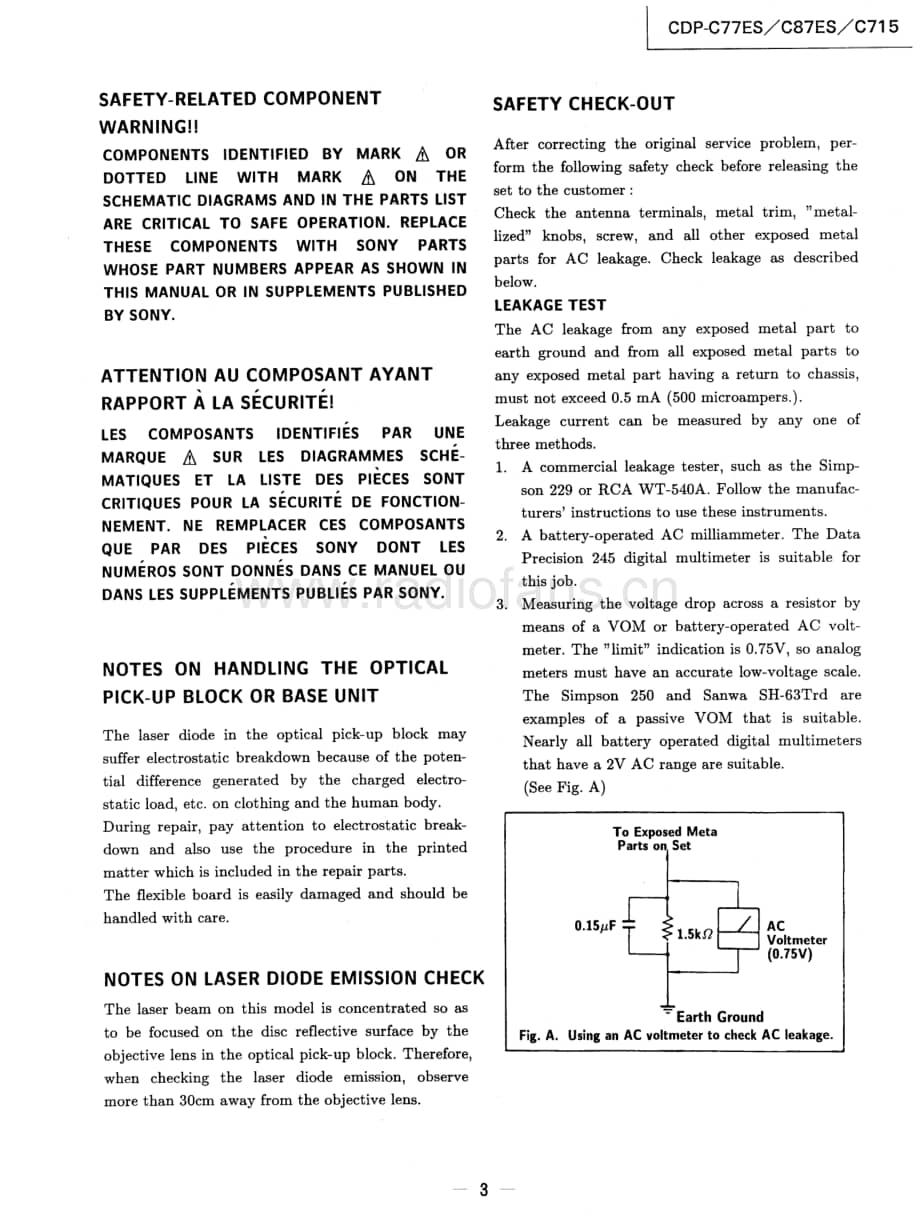 Sony-CDP-C715-Service-Manual电路原理图.pdf_第3页