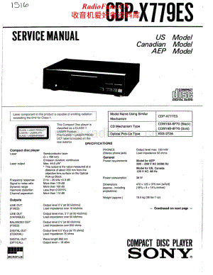 Sony-CDP-X779-ES-Service-Manual电路原理图.pdf