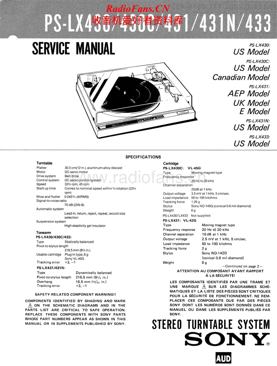 Sony-PS-LX430C-Service-Manual电路原理图.pdf_第1页