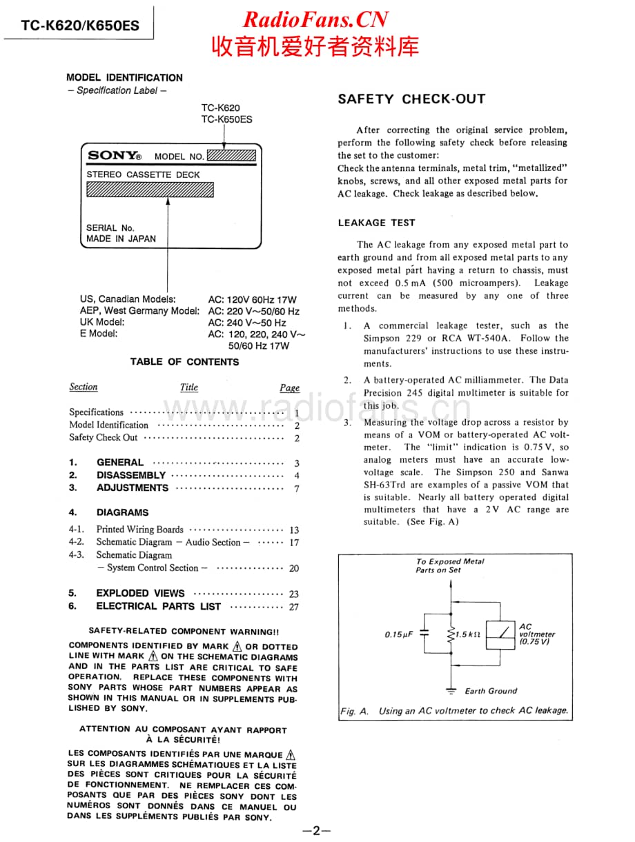 Sony-TC-K650ES-Service-Manual电路原理图.pdf_第2页