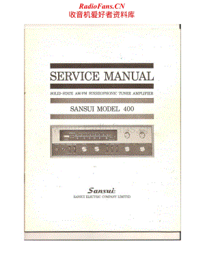 Sansui-Model-400-Service-Manual电路原理图.pdf