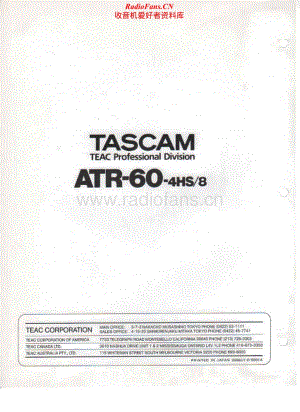 Tascam-ATR-60.4-HS-8-Service-Manual-Part-1电路原理图.pdf