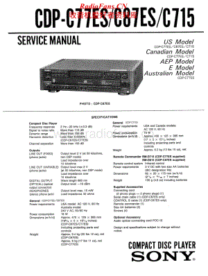 Sony-CDP-C87ES-Service-Manual电路原理图.pdf