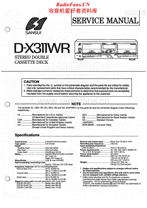 Sansui-D-X311-WR-Service-Manual电路原理图.pdf