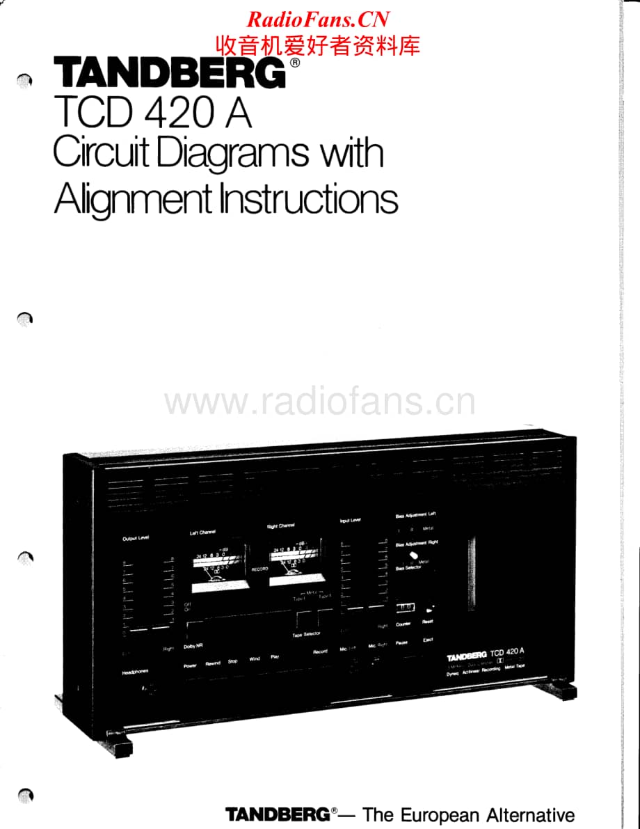 Tandberg-TCD-420-A-Service-Manual-2电路原理图.pdf_第1页