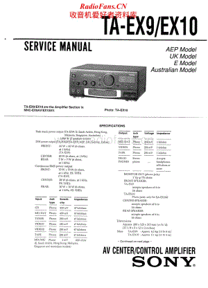 Sony-TA-EX9-Service-Manual电路原理图.pdf