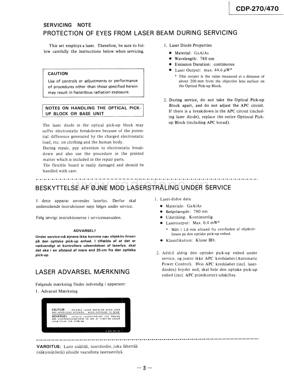 Sony-CDP-270-Service-Manual电路原理图.pdf_第3页