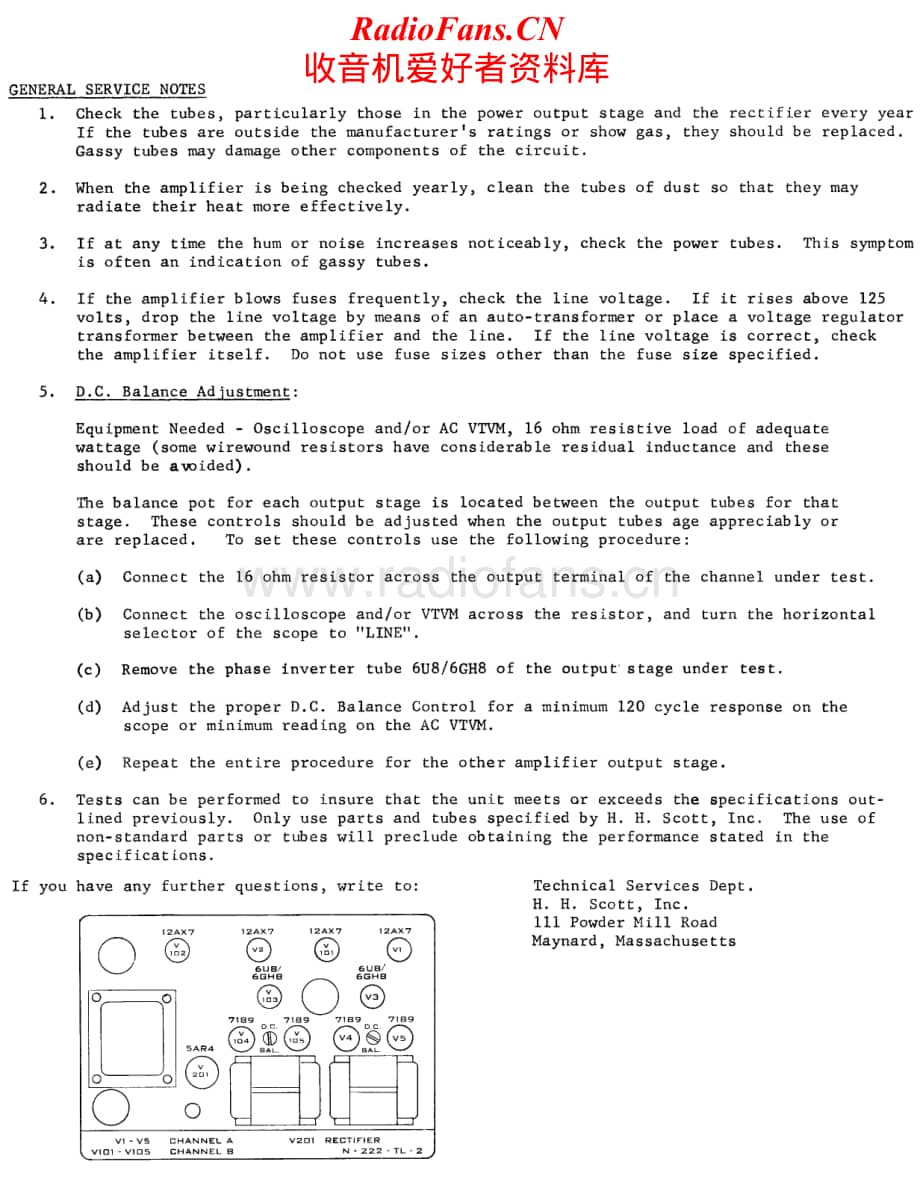 Scott-222C-Service-Bulletin电路原理图.pdf_第2页