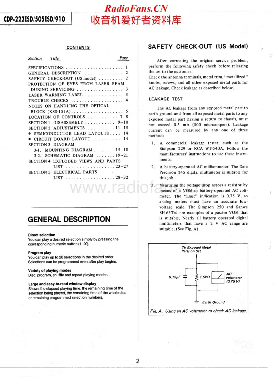 Sony-CDP-910-Service-Manual电路原理图.pdf_第2页