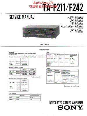 Sony-TA-F242-Service-Manual电路原理图.pdf