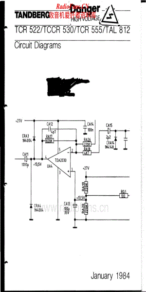 Tandberg-TCR-530-Schematic电路原理图.pdf