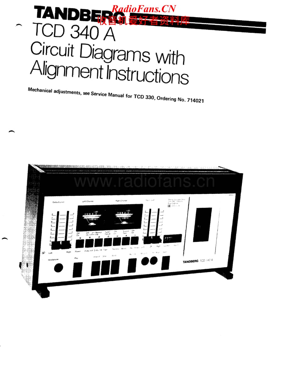 Tandberg-TCD-340-A-Service-Manual电路原理图.pdf_第1页
