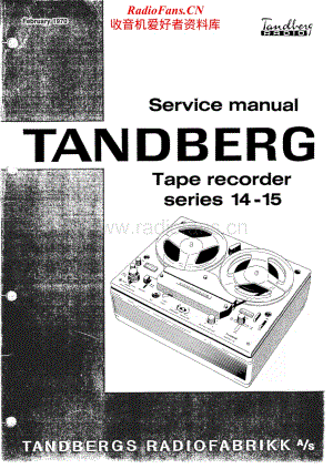 Tandberg-14-15-Service-Manual电路原理图.pdf