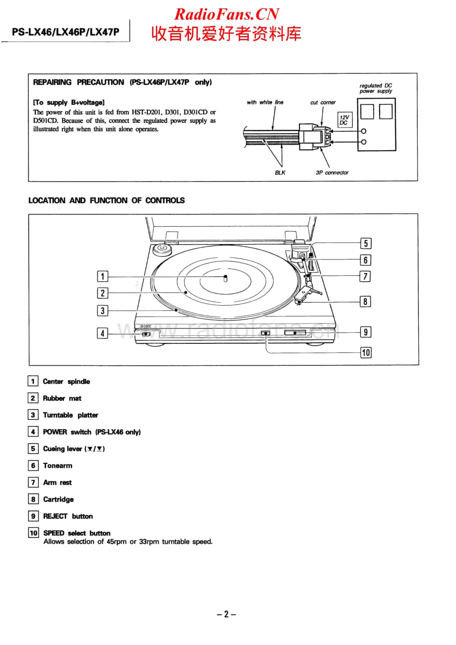 Sony-PS-LX46P-Service-Manual电路原理图.pdf_第2页