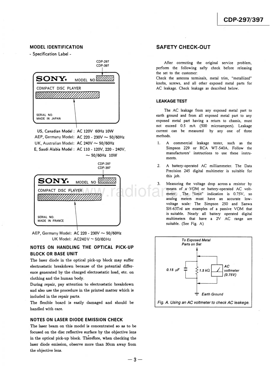 Sony-CDP-297-CDP-397-Service-Manual电路原理图.pdf_第3页