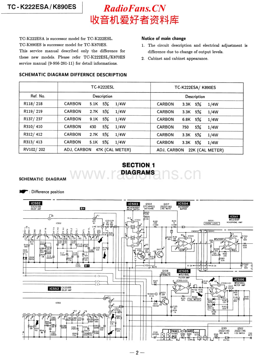 Sony-TC-K222ESA-Service-Manual电路原理图.pdf_第2页