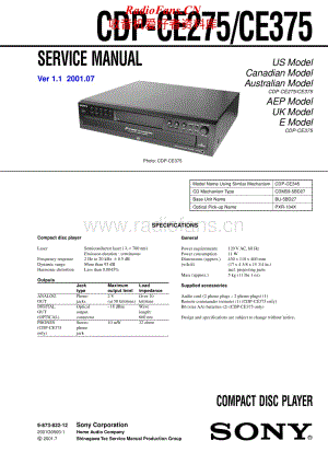 Sony-CDP-CE275-Service-Manual电路原理图.pdf