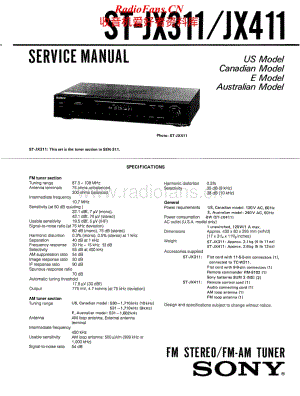 Sony-ST-JX311-Service-Manual电路原理图.pdf