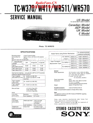 Sony-TC-WR570-Service-Manual电路原理图.pdf