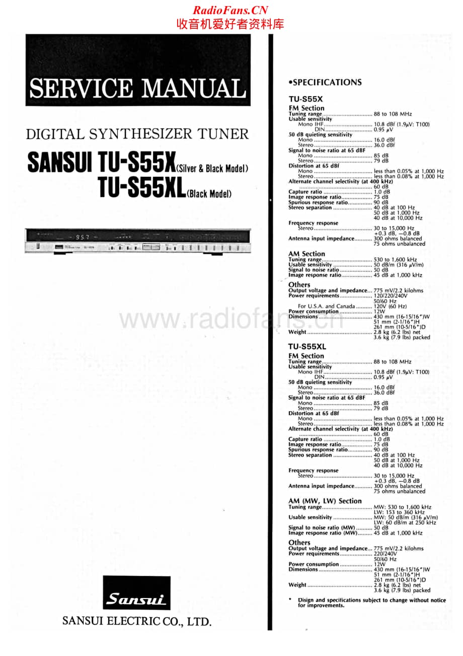 Sansui-TU-S55X-Service-Manual电路原理图.pdf_第1页