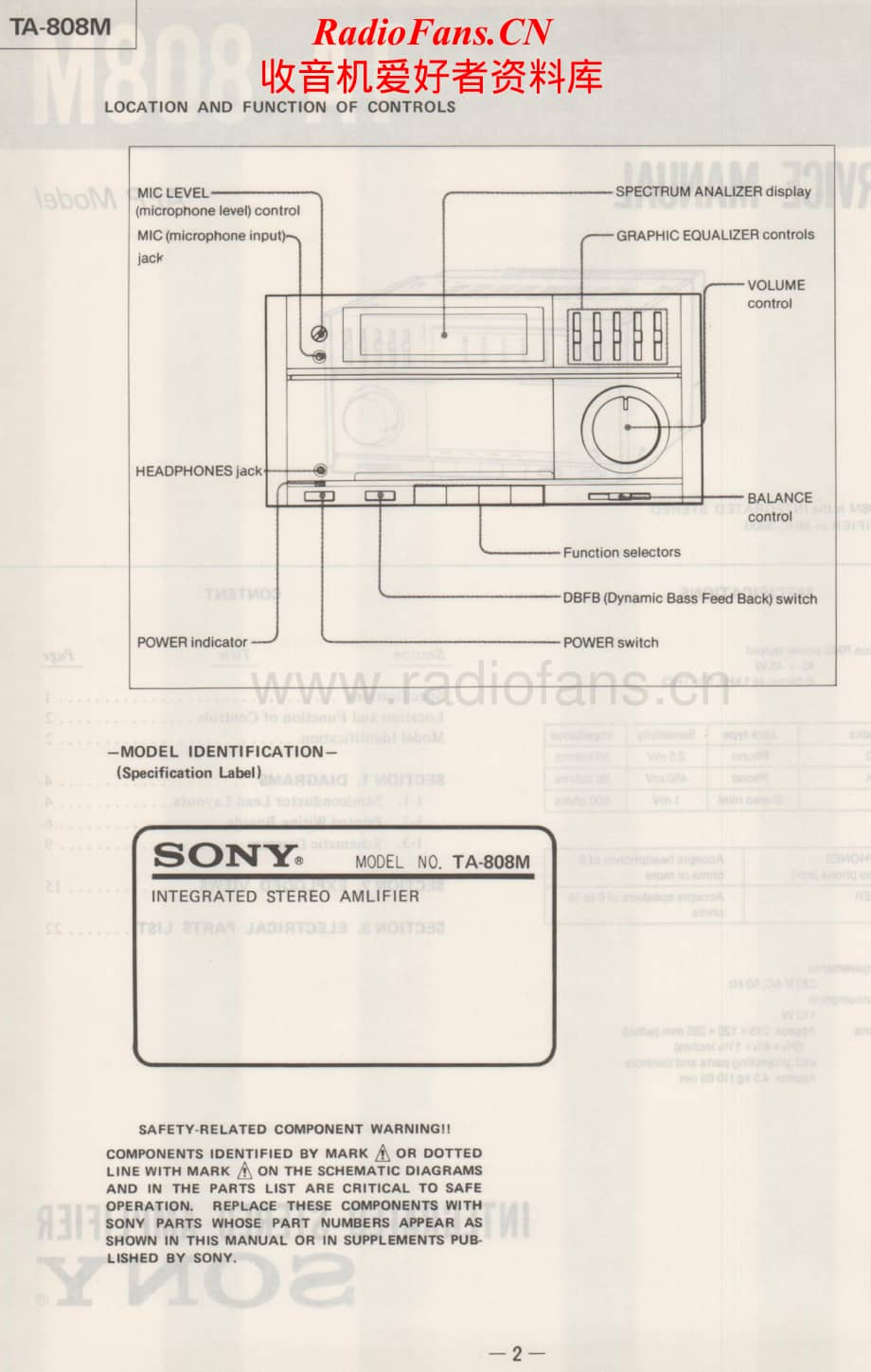 Sony-TA-808M-Service-Manual电路原理图.pdf_第2页