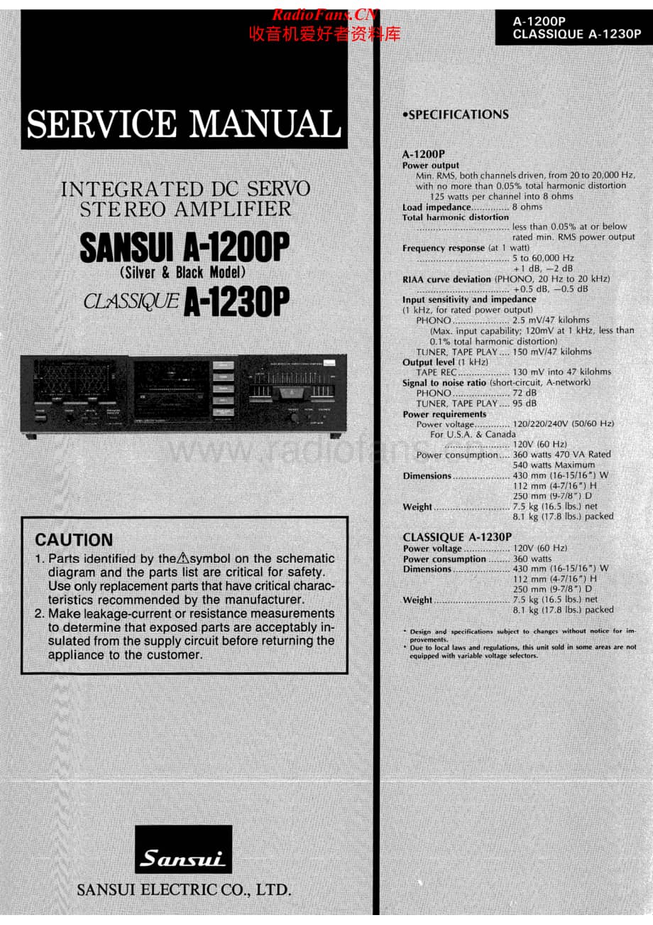 Sansui-A-1230-P-Service-Manual电路原理图.pdf_第1页