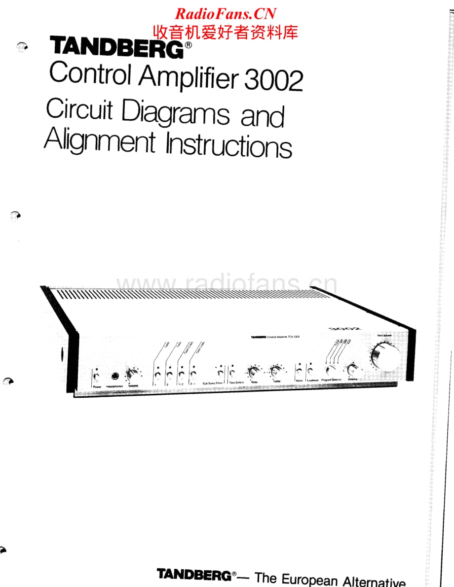 Tandberg-TCA-3002-Service-Manual电路原理图.pdf_第1页