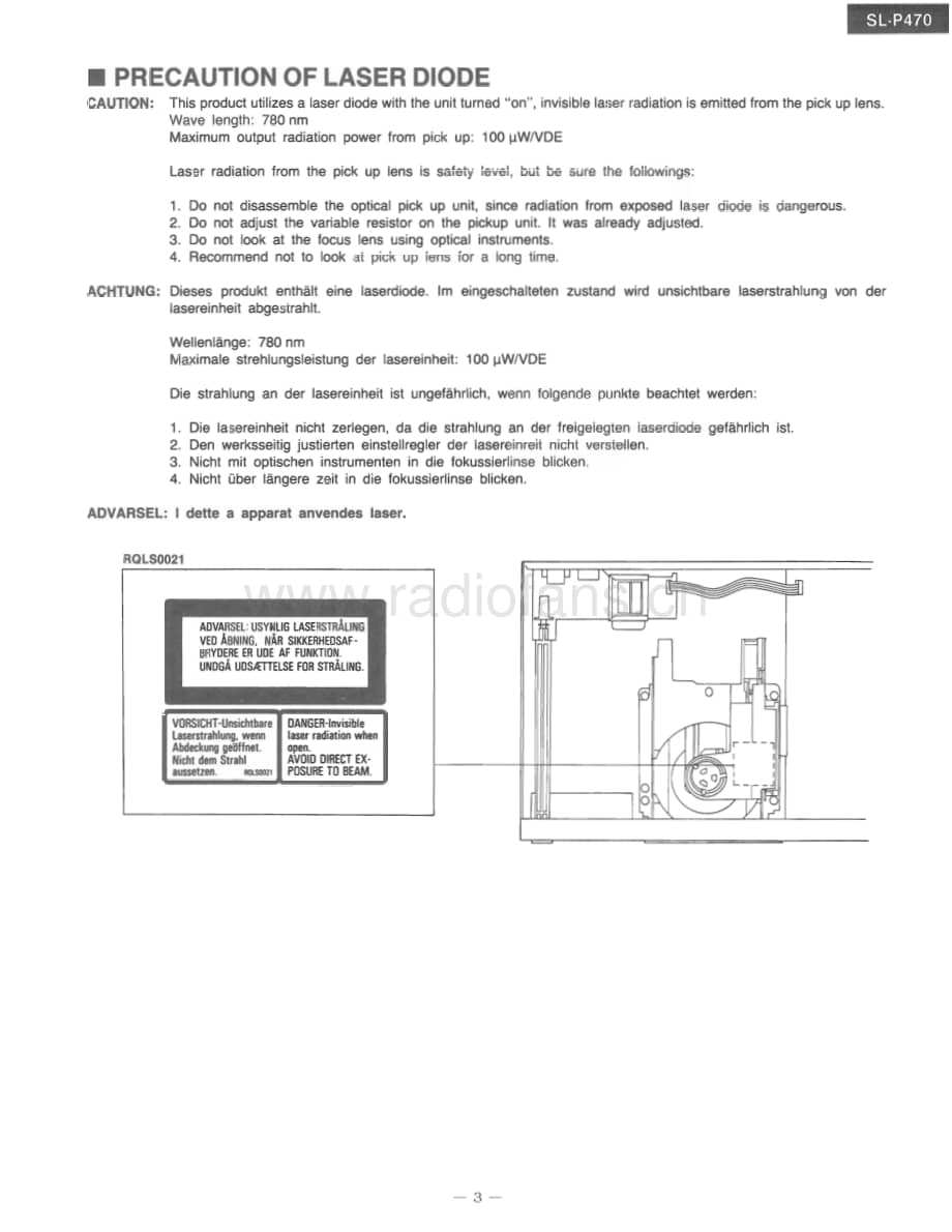 Technics-SLP-470-Service-Manual电路原理图.pdf_第3页