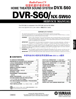 Yamaha-DVXS-60-Service-Manual电路原理图.pdf