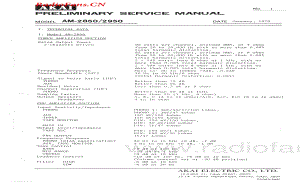 Akai-AM2850-int-sm维修电路图 手册.pdf