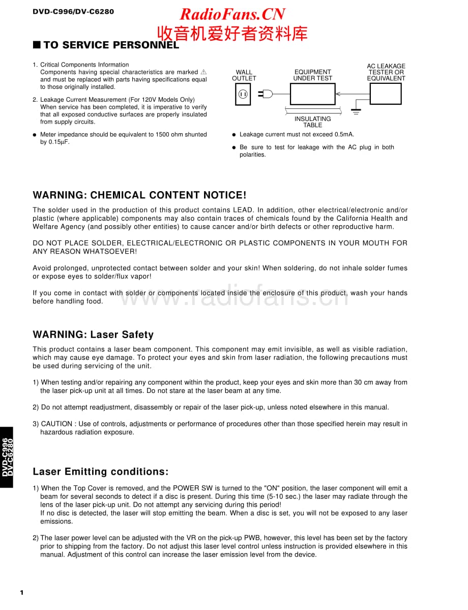 Yamaha-DVDC-996-Service-Manual电路原理图.pdf_第2页