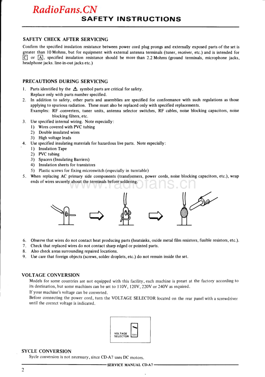 Akai-CDA7-cd-sm维修电路图 手册.pdf_第3页