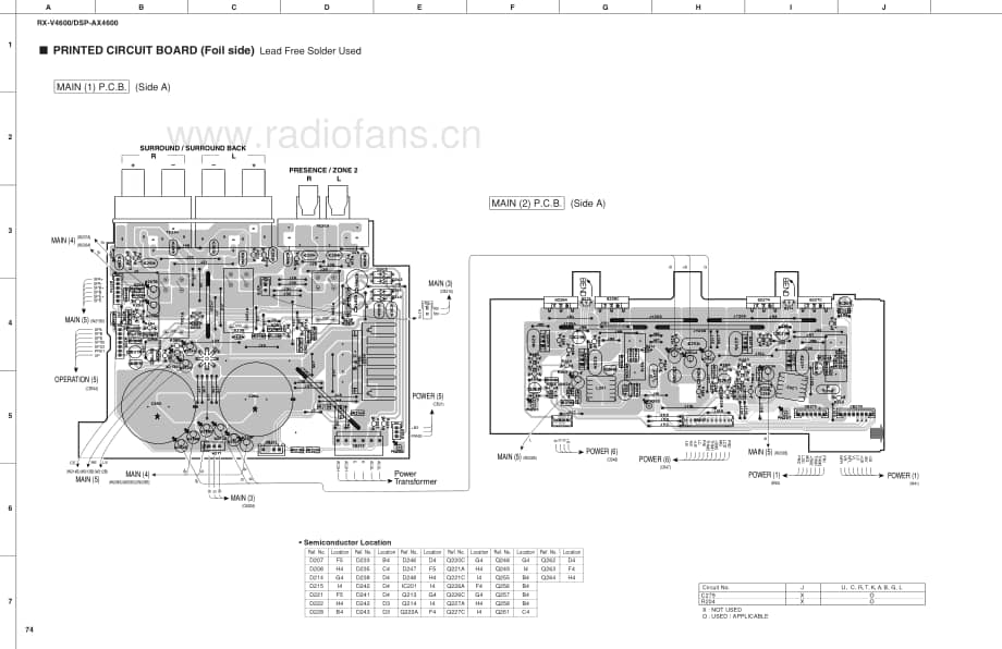 Yamaha-RXV-4600-Service-Manual-Part-2电路原理图.pdf_第2页