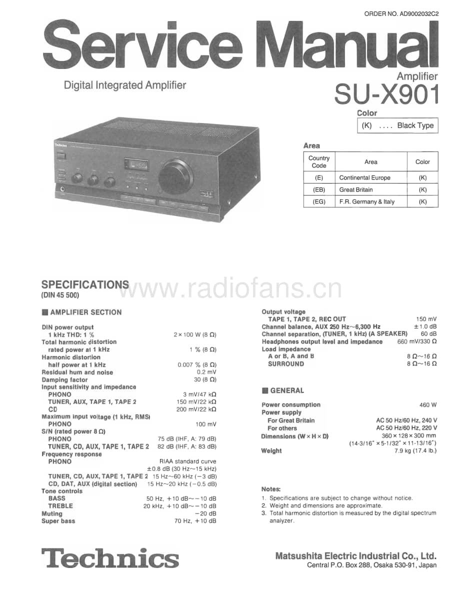 Technics-SUX-901-Service-Manual电路原理图.pdf_第1页