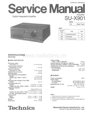 Technics-SUX-901-Service-Manual电路原理图.pdf