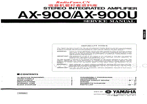 Yamaha-AX-900-U-Service-Manual电路原理图.pdf