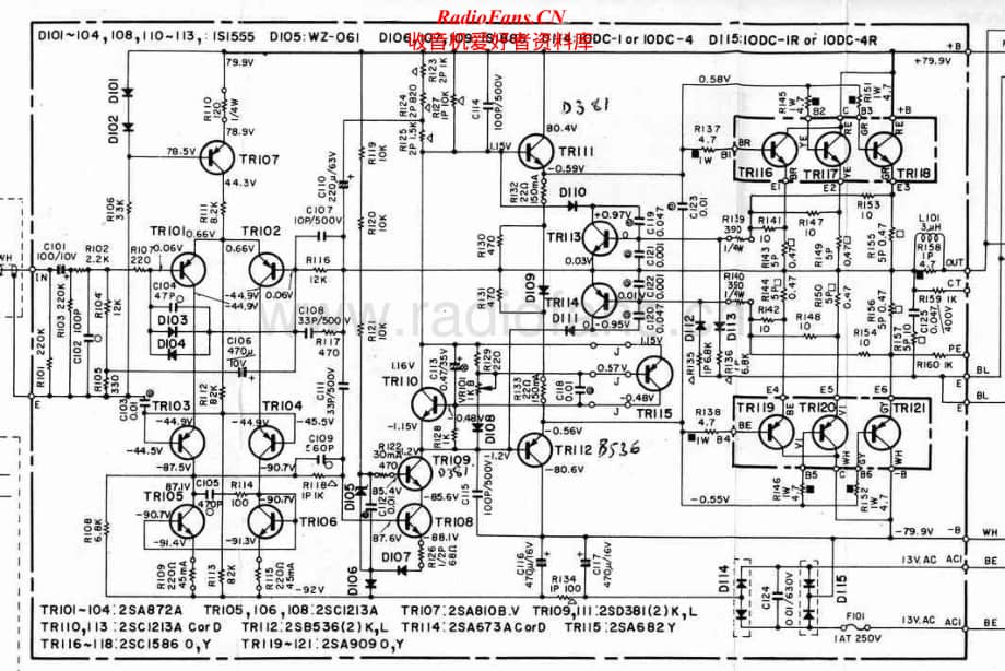 Yamaha-P-2200-Schematic电路原理图.pdf_第1页