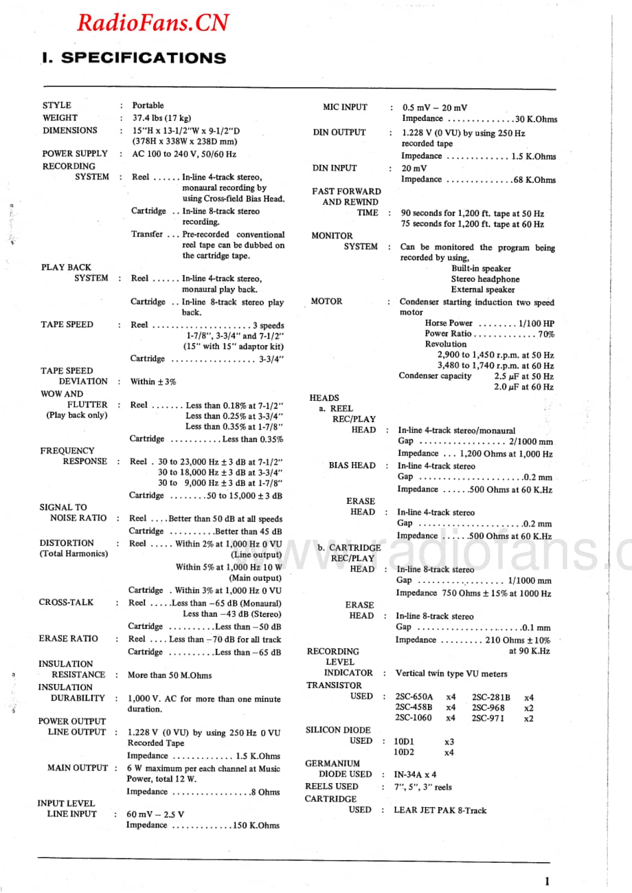 Akai-X1800SD-tape-sm维修电路图 手册.pdf_第3页