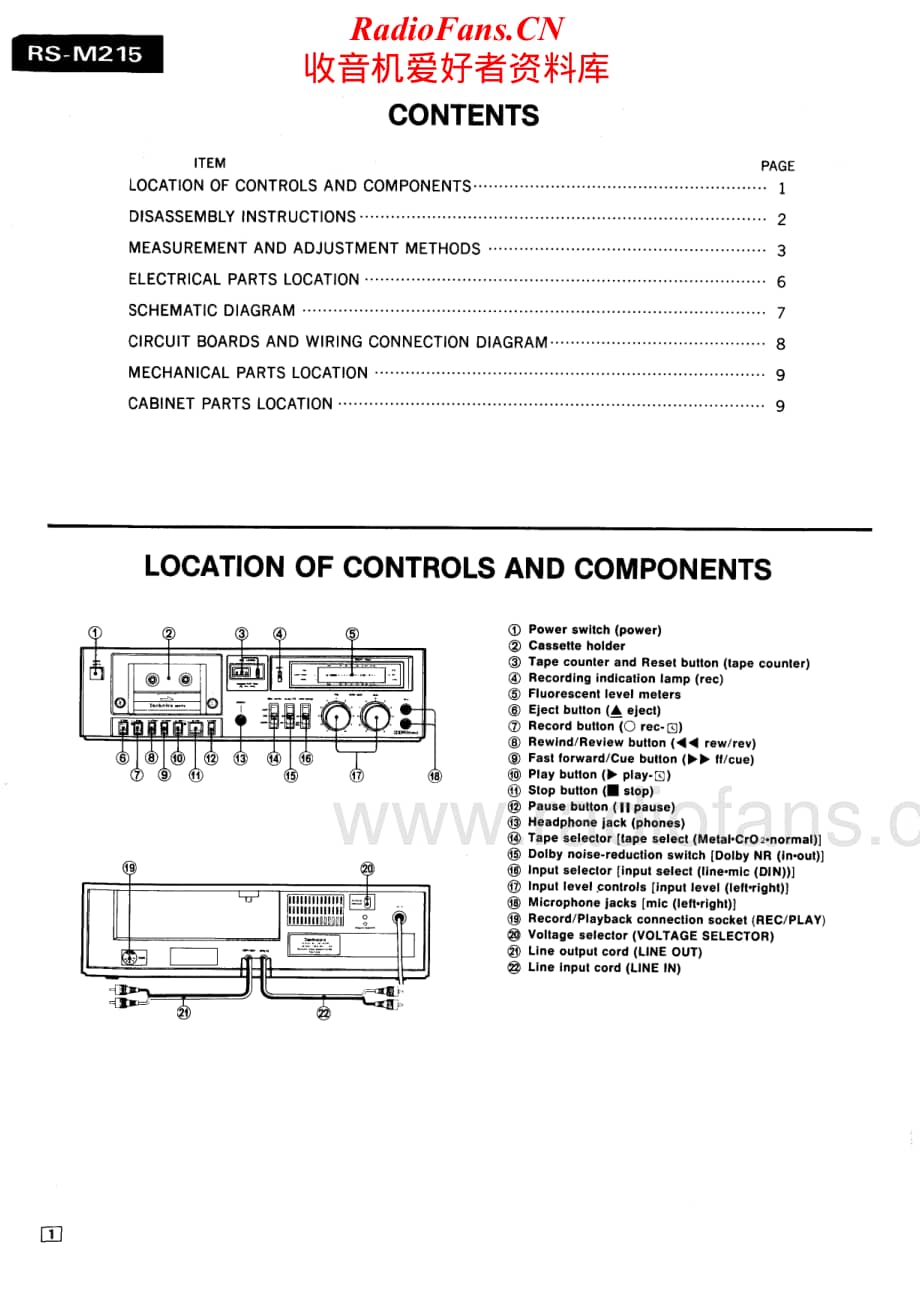 Technics-RSM-215-Service-Manual电路原理图.pdf_第2页