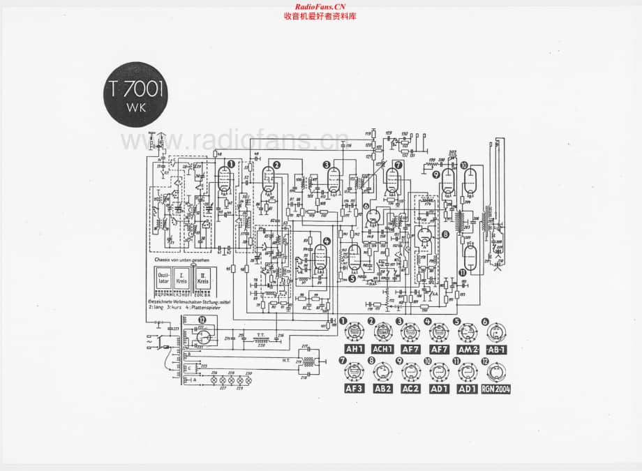 Telefunken-7001-WK-Schematic电路原理图.pdf_第1页